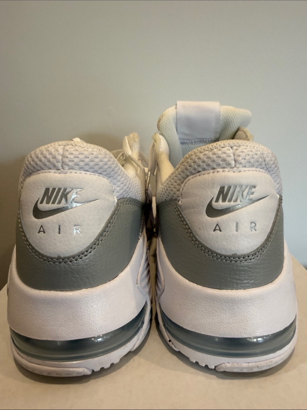 Women’s Nike Air Max Excee White and Grey Athletic Shoes Size 12 - Picture 5 of 7